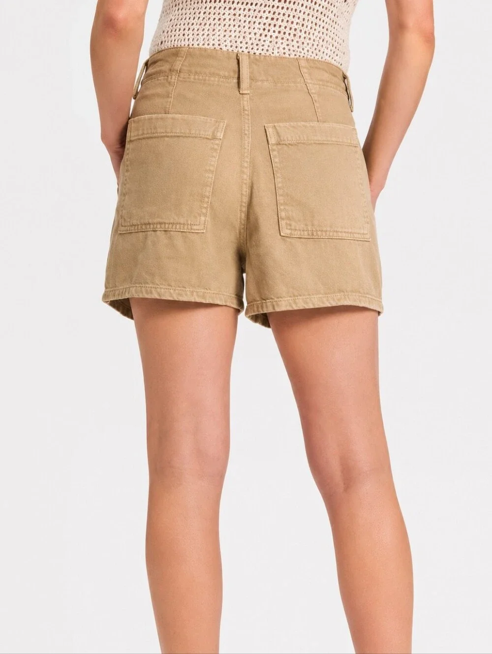 NWT Universal Thread Women's High Rise Utility Shorts Khaki Summer Casual‎